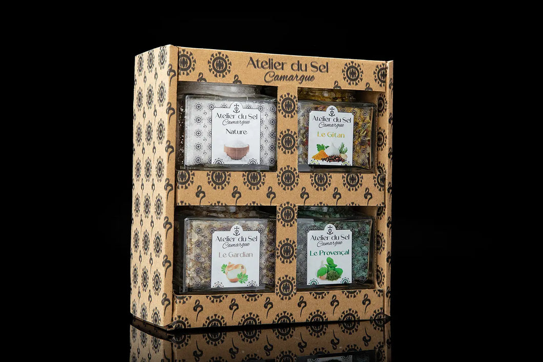 Coffret 4 pots sel fin - Mix