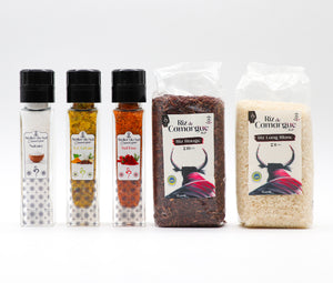 Coffret Camargue - Mix Moulins à Sel Aromatisé et Riz